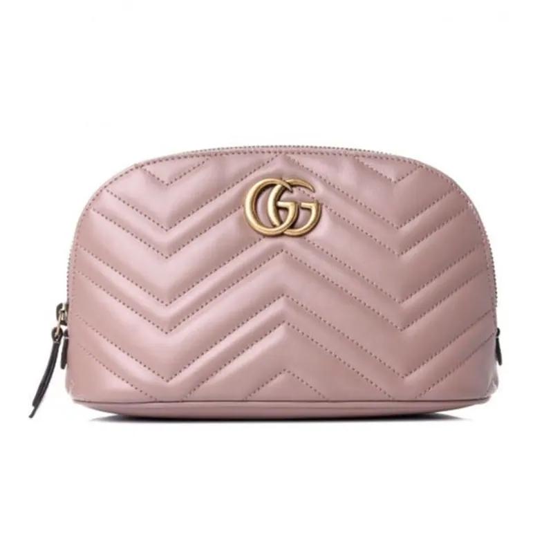Quilted Leather Zip Case